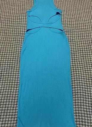 Платье в рубчик h&m 6