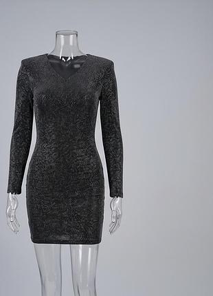 Сукня з люрексом h&m
