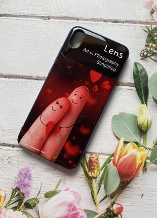 Захисний глянцевий чохол з малюнком для xiaomi redmi 7a любов