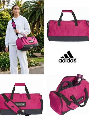 Оригинальная спортивная сумка adidas 4athlts duffel bag medium фуксия ярко-розовая
