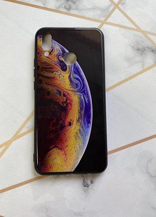 Захисний глянцевий чохол з малюнком для huawei p smart 2019 планета