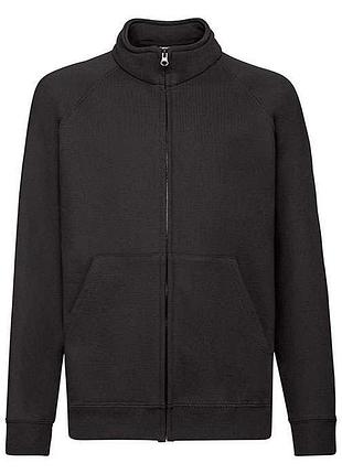 Детская классическая кофта на замке classic sweat jacket kids 36 черный, 152