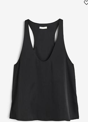 Топ-майка атласная,h &amp; m.размер l.