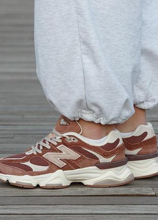 Кросівки new balance 9060 burgundy