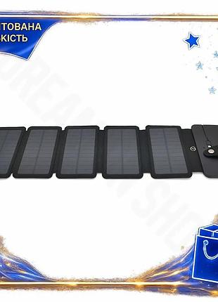 Dm портативна сонячна панель специфікація 2.2 5 foldings із microusb кабелем для заряджання смартфонів spe|lz