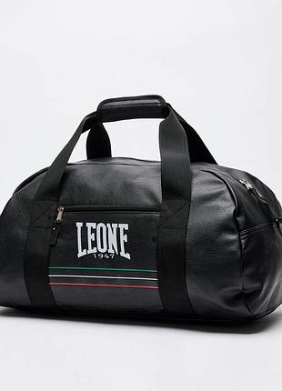Спортивна сумка leone ac958 flag duffel black (40л.)