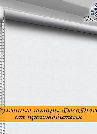 Рулонні штори на нестандартні вікна "oasis" блекаут білий термо