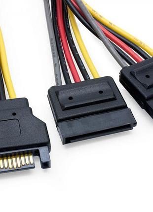 Кабель, перехідник, sata - 2 sata живлення