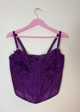 Фиолетовый корсет 90 е