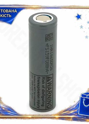 Акумулятор 18650 li-ion lg inr18650m26 2500mah 10a сірий акумулятор для ліхтарів вейпів і дронів dm-11