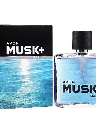 Туалетная вода musk marine avon 75 мл