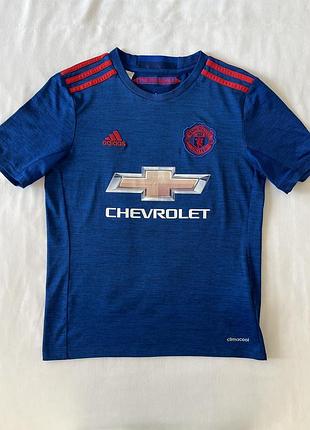 Футбольна футболка манчестер юнайтед 11-12 років 152 см adidas оригінал manchester united