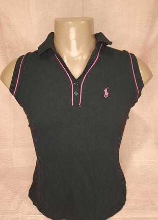 Рубашка-поло без рукавов от бренда polo ralph lauren.