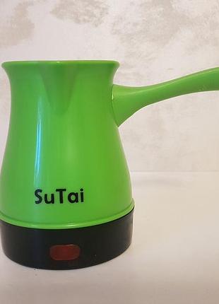 Кофеварка электрическая sutai 168 , турка 600w 0.5л