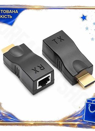 Одноканальный пассивный удлинитель hdmi по utp voltronic 30 метров черный для 720p и 1080p сигналов удли dm-11