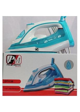 Утюг электрический promotec dt-1136