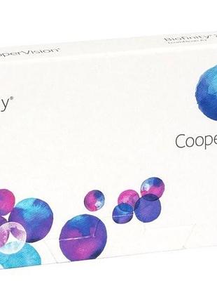 Контактные линзы coopervision biofinity (упаковка 3 шт) -0.25...-12 +0.75...+8
