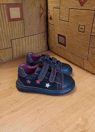Туфли кожаные на липучках lasocki, 26 размер