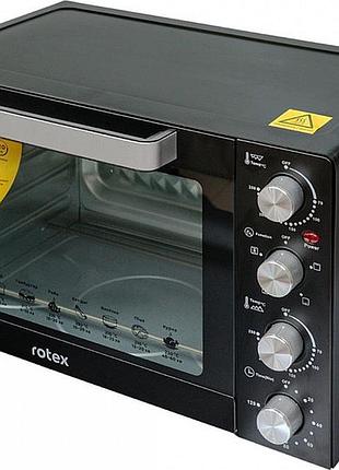 Духовка электрическая печь rotex rot450-b с конвекцией и подсветкой 45l