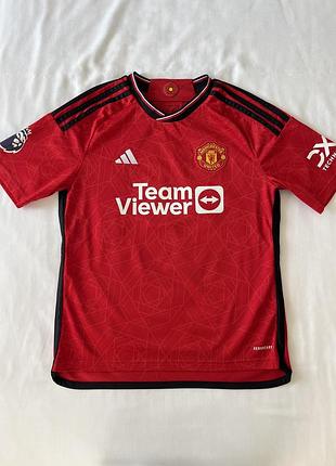 Футбольна футболка манчестер юнайтед 13-14 років 164 см adidas оригінал manchester united