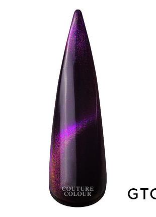 Магнитный гель-лак couture colour galaxy touch gt 06 фиолетово-розовый блик, 9ml