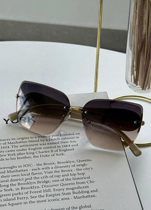 Сонцезахисні окуляри в коробочці від loewe жіночі сонячні очки лоеве безободкові від сонця