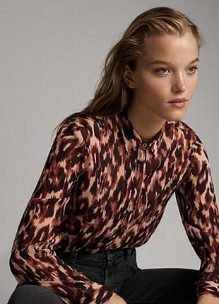 Блуза сорочка блузка massimo dutti