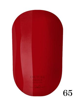 Гель-лак couture colour gel polish №65 кораллово-красный, 9ml