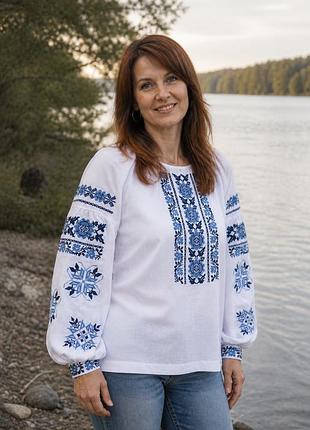Нежная женская вышиванка,s-4xl m