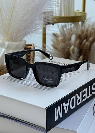 Сонцезахисні квадратні жіночі окуляри в коробочці від marc jacobs з поляризацією сонячні очки марк джейкобс ободкові від сонця