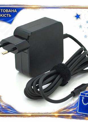 Блок питания merlion для ноутбука asus 90w штекер type-c, длина 0,9м + кабель питания
