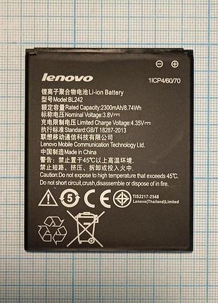 Акумулятор lenovo (bl242) a6000/k3/a2020/vibe c 2300 mah