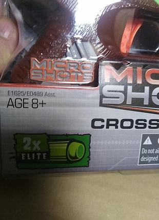 Nerf microshots zombie strike crossfire bow e1625 hasbro нерф бластер игрушечное оружие іграшкова зброя 3