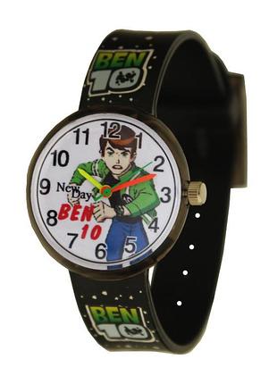 Часы детские наручные для мальчика ben10 комбинированный