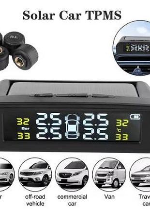 Контроль тиску та температури в шинах 6 бар e-ace k02 tpms зовнішні датчики сонячна батарея акб