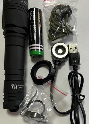 Armytek dobermann v1.5 pro usb xhp35hi white, белый свет +3500mah