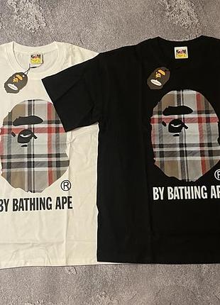 Футболка bape x burberry