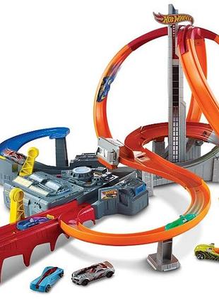 Hot wheels spin storm track set cdl45 хот вілс хот вилс штормовое вращение запаморочливі віражі