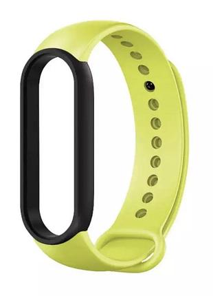 Браслет / ремінець для фітнес-трекер / смарт годинник mi band 5 10 кольорів салатовий