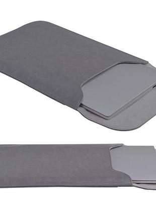 Чохол для macbook ноутбуків bestjing у формі конверта сірий 13.3"-14"