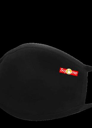 Маска молодіжна захисна багаторазова на обличчя supreme ghost