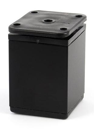 Нога регулируемая 40x40 квадратная h=60мм черная