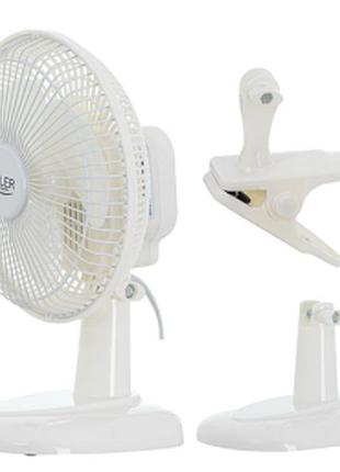 Вентилятор adler ad 7317 з кліпсою + основа 15 см