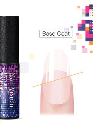 Base coat для гель-лак, 5 мл для нігтів "nail vision", # 6581