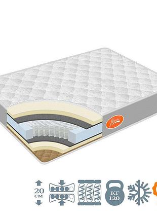 Ортопедичний матрац pocketspring classic luxe homefort зима/літо 160х200
