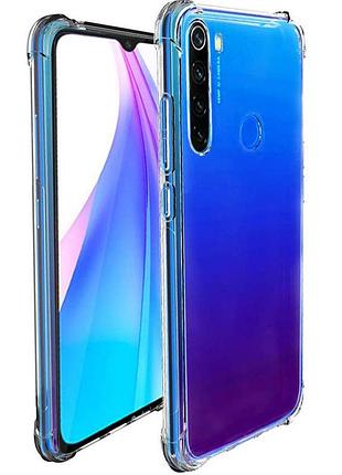 Противоударный прозрачный силиконовый чехол для xiaomi redmi note 8