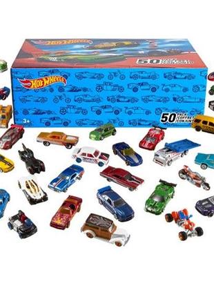 Hot wheels car 50-box car v6697 mattel машинки базові ящик бокс машинки базові ящик бокс хот вілс хот вілс