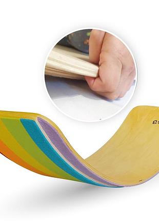 Рокерборд с защитой для пальцов swaeyboard балансборд балансир развивающая игрушка доска детская