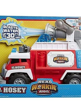 Real workin buddies mr. hosey fire truck пожежна машина пожарная машина водомет