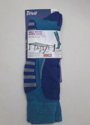 Термо носки термо-гольфы  зимние спортивные носки высокие шкарпетки crivit3 фото